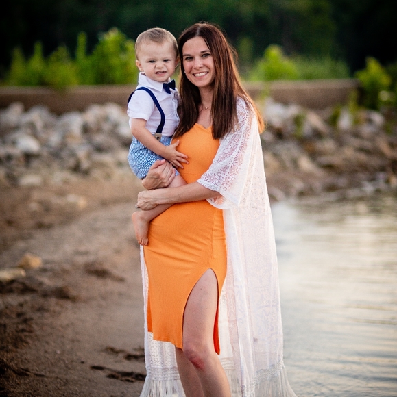 Pink Lily Small Orange Dress - Picture 2 of 3